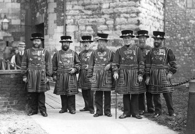 Yeoman Warders de la Tour de Londres - English Photographer